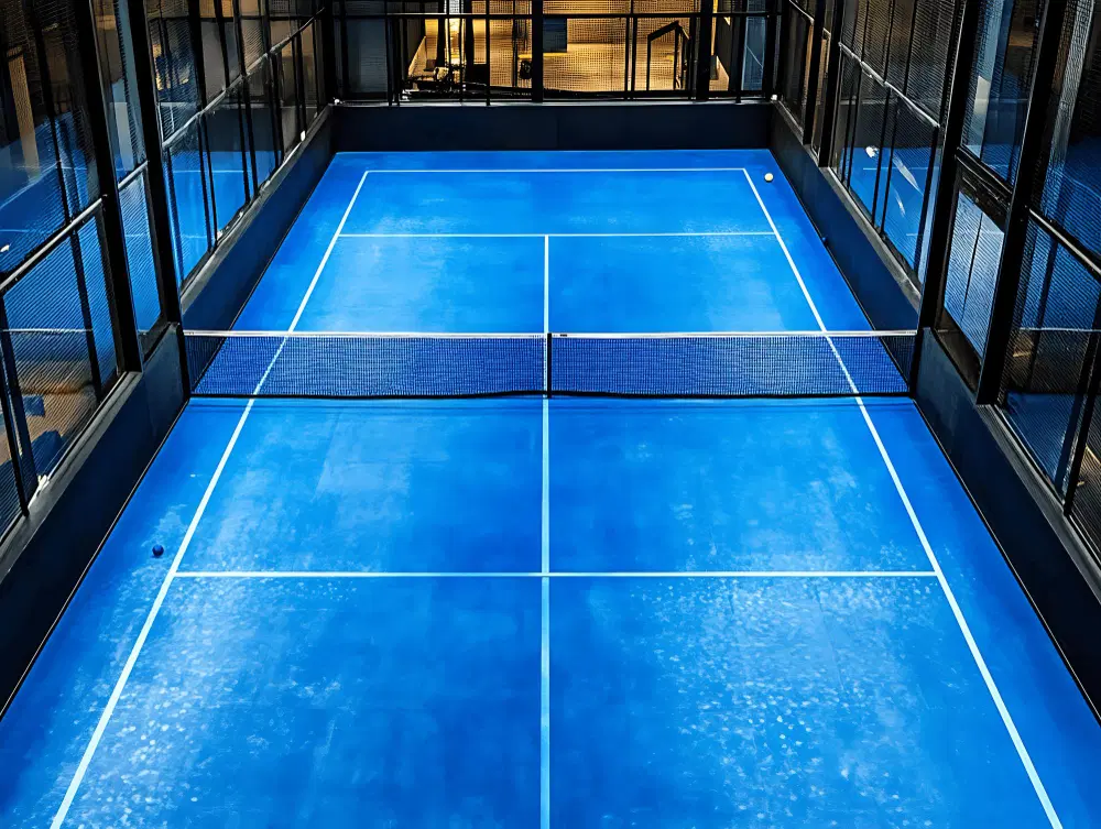 Indoor padel court